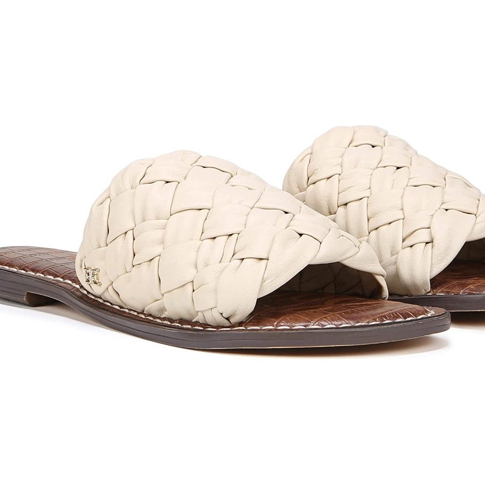 Sam Edelman Women's Griffin Flat Sandal - Modern Ivory